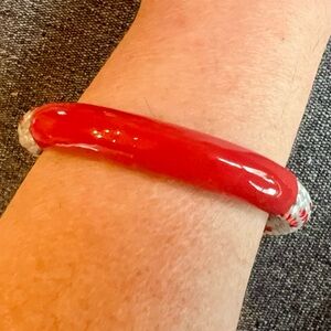 Orly Genger for Jaclyn Meyer cord and resin bracelet